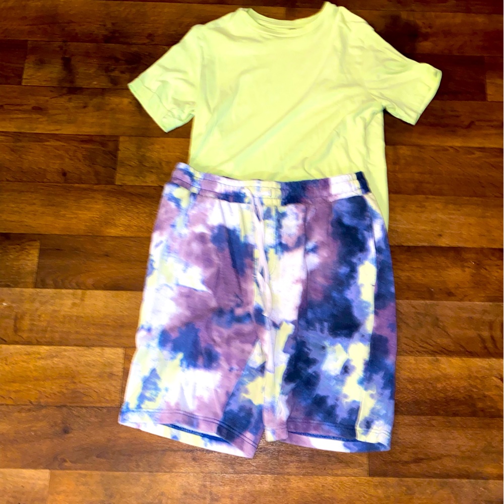 No Boundaries Tie Dye Color Splash Two Piece Set